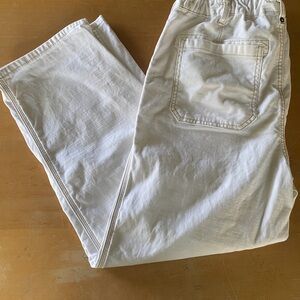 Pilcro Women's High Rise Jeans in white with contrast stitching size 30 petite